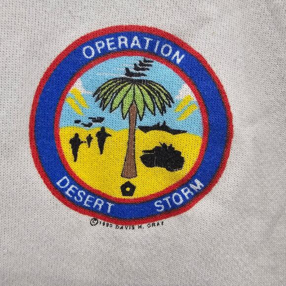 VINTAGE‎ DESERT STORM SWEATSHIRT - Picture 7 of 8